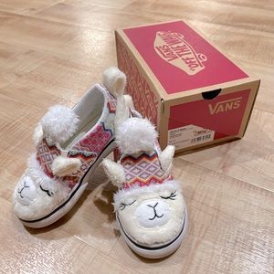 Vans Toddler Slip-On V Alpaca Shoes
